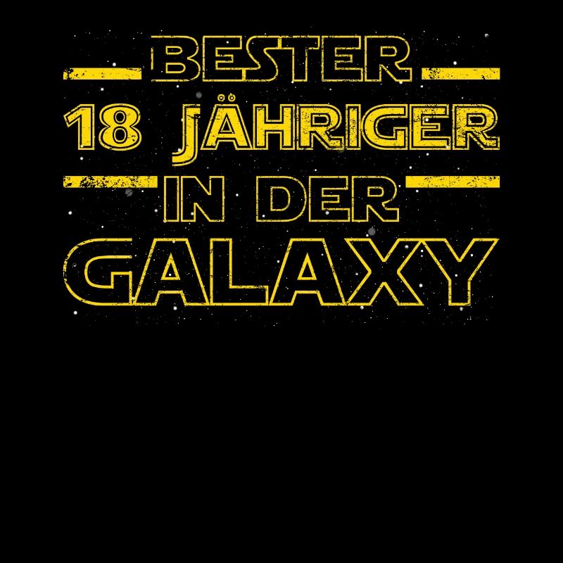 18 Geburtstag lustiges Galaxy Sprüche Geschenk