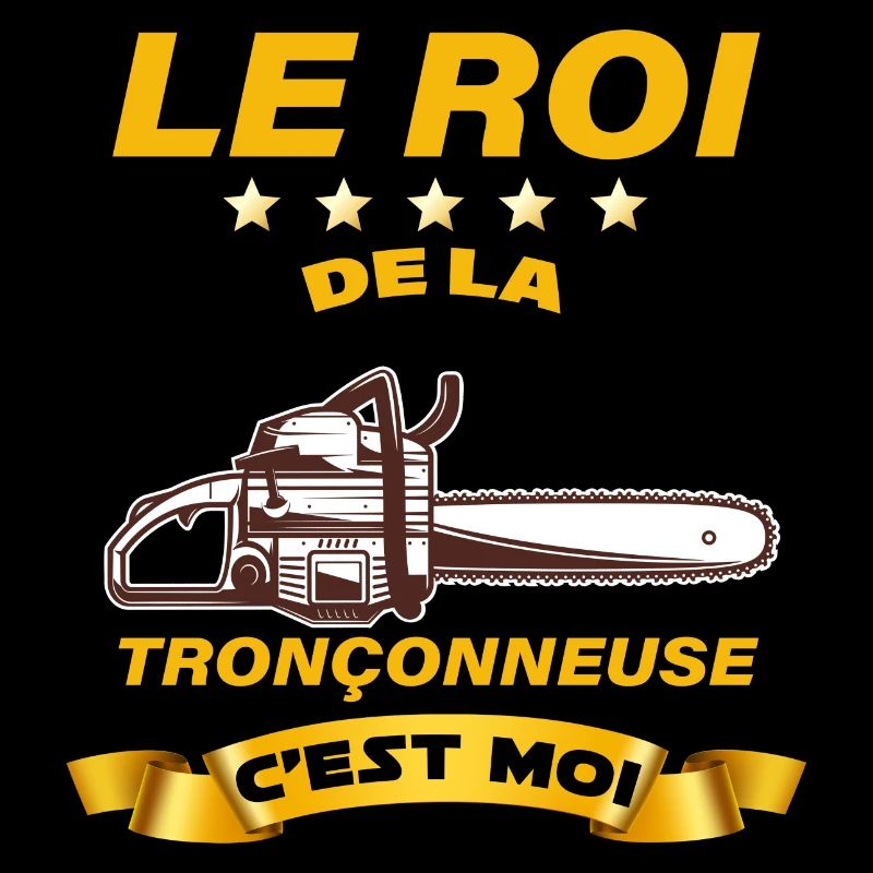 Roi de la tronçonneuse scie métier du bois