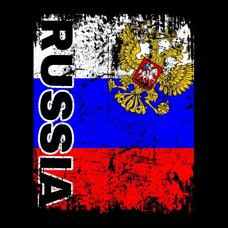 Emblème du manteau des armoiries de drapeaux de drapeaux de la Russie - Russie