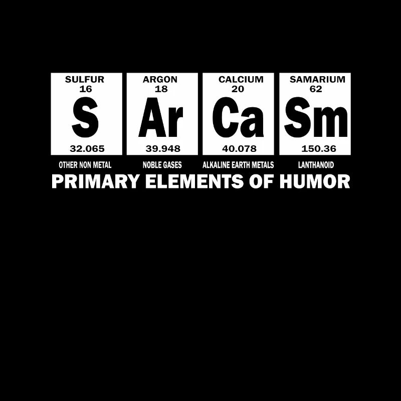 Sarcasm Primary Elements Of Humor