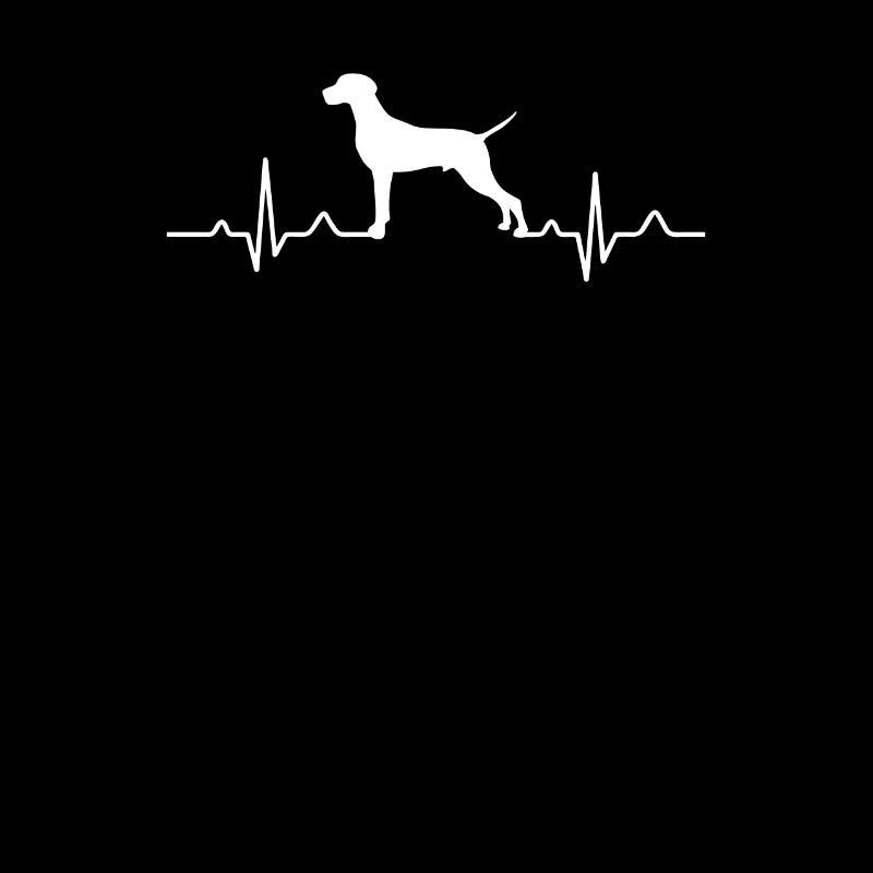 Herzschlag Hund Jagdhund Weimaraner Geschenk