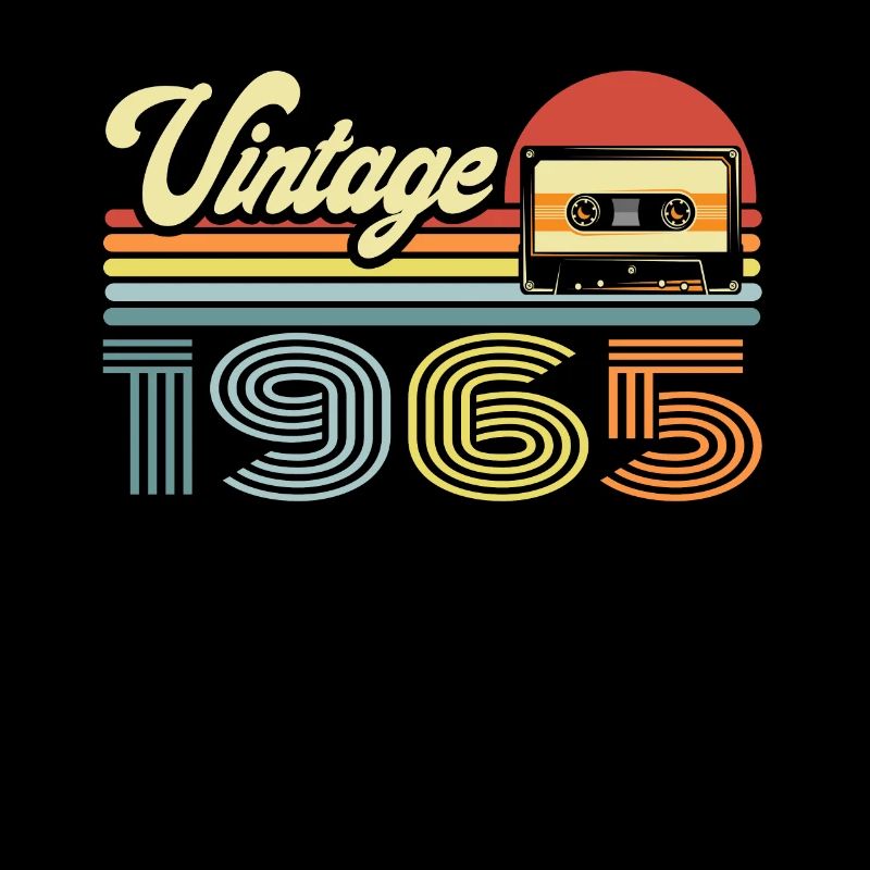 Vintage 1965 Cassette Mixtape - 56e anniversaire