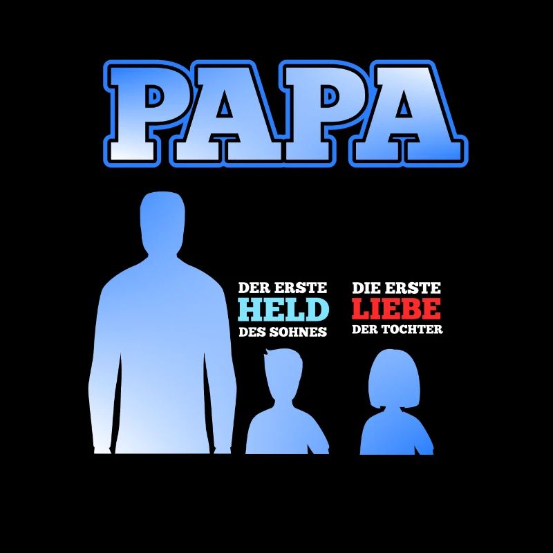 Vater 2 Kinder Sohn Tochter Vatertag Geschenk