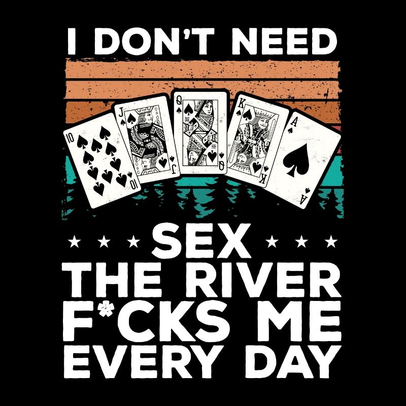 Poker Game set with Cards and Chips Funny Poker