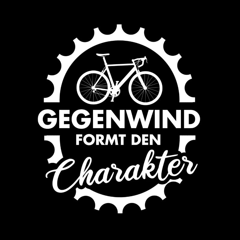 Fahrrad Gegenwind formt den Charakter