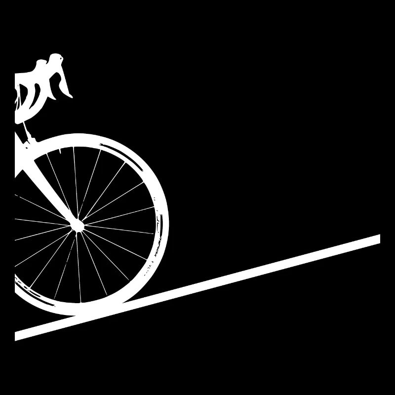 Graphiques avec vélo de course