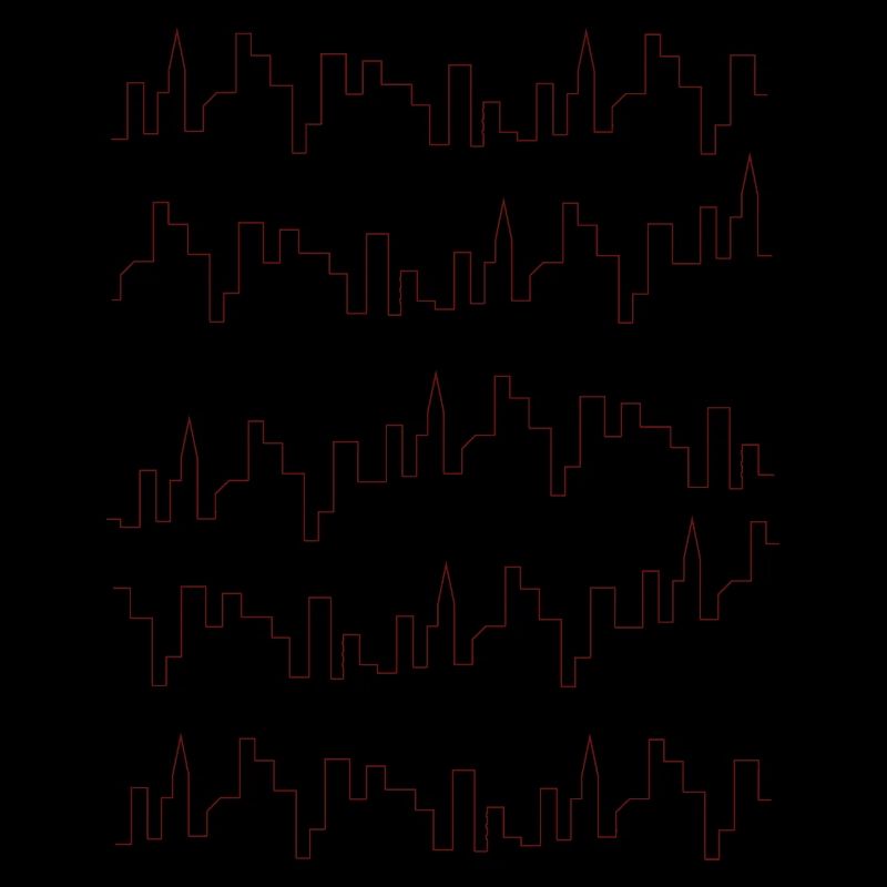 Hochhäuser Skylines Design als Geschenkidee