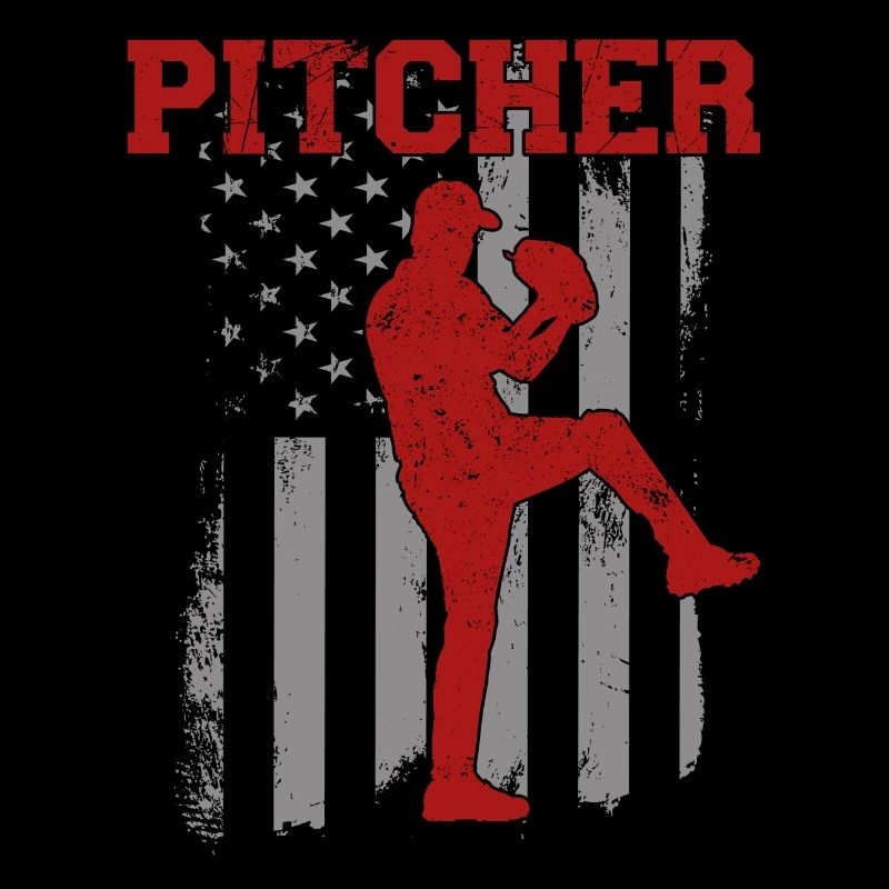 Baseball Fan Pitcher Vintage