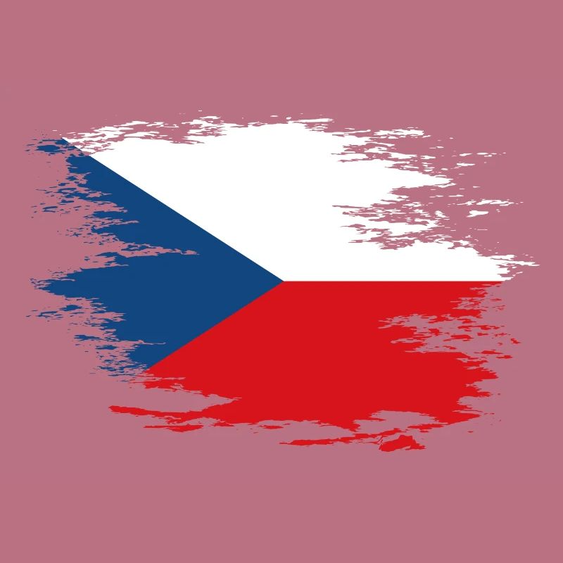 Drapeau de la République tchèque utilisé design
