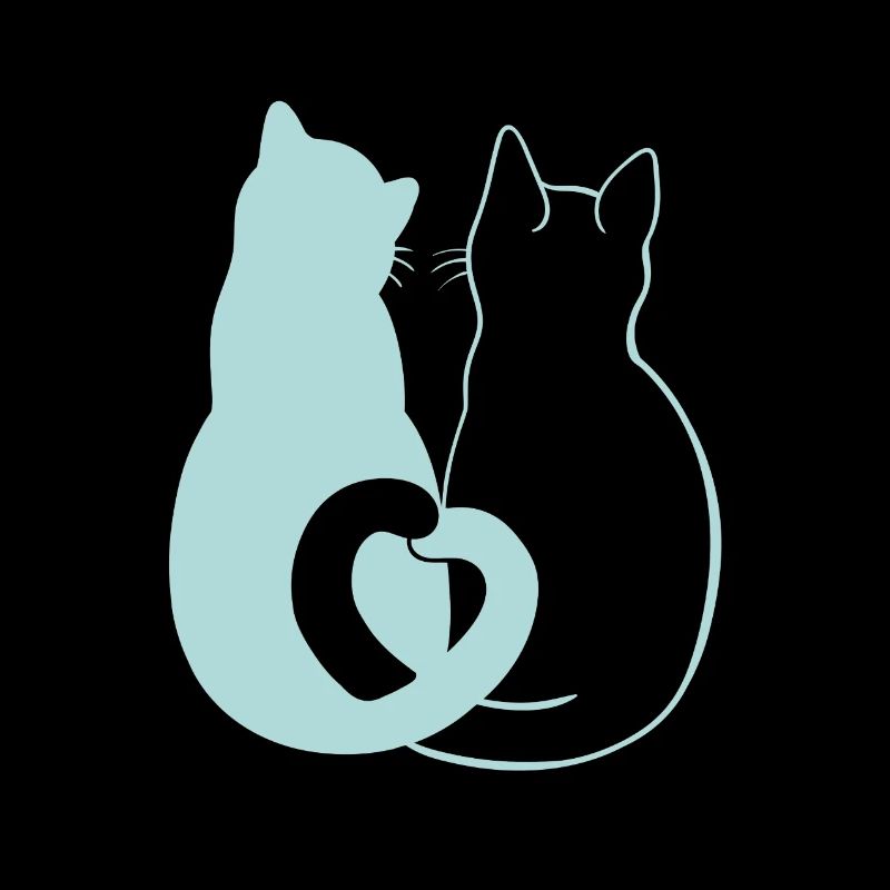 Duo de chats.