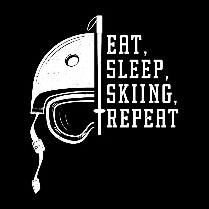 Spis søvn Skiing Gentag