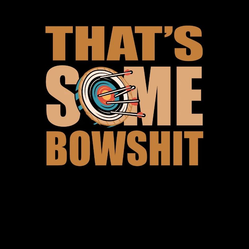 This is a Bowshit Sport Archery Archer Bow Arrow