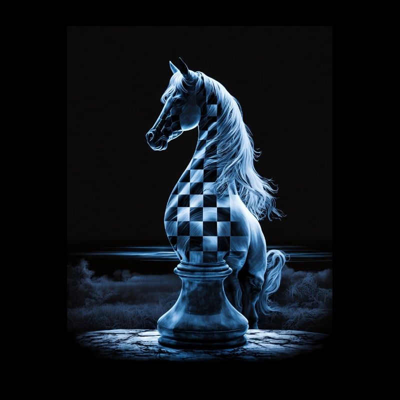 Chevalier d’échecs au clair de lune