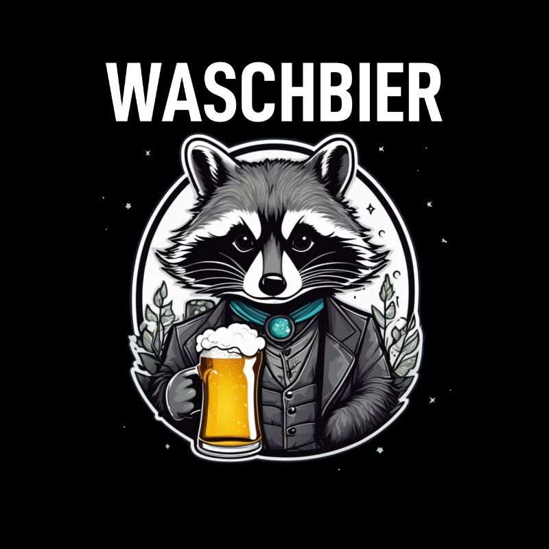 Waschbär Waschbier