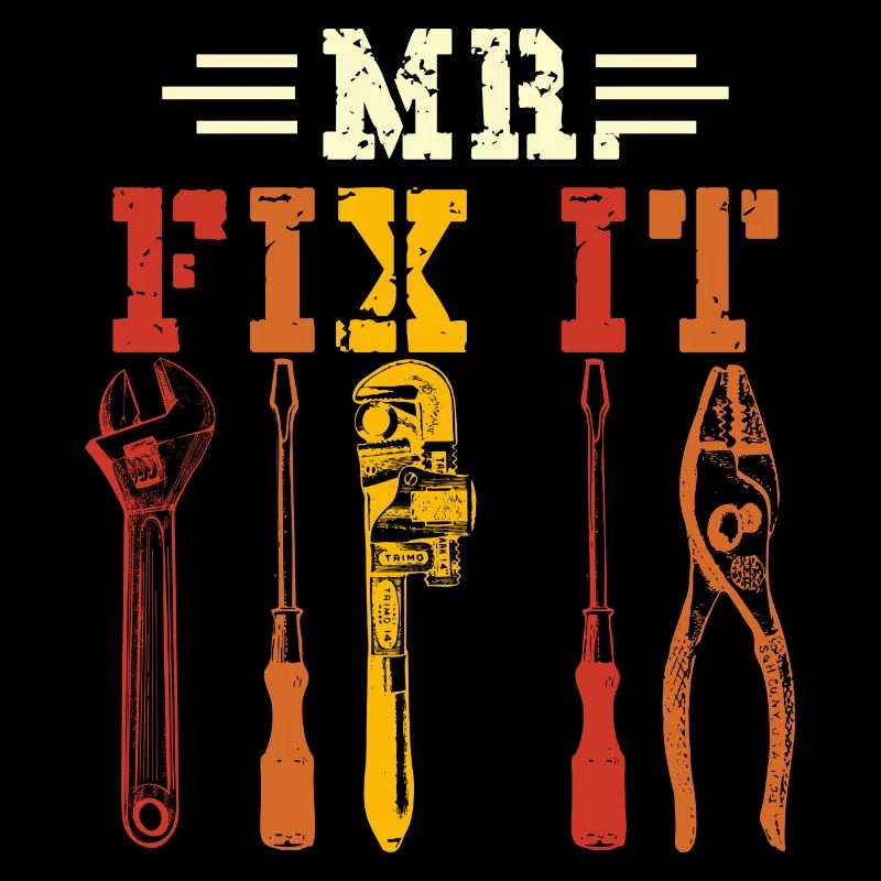 Ehemann Mann Mr fix it, er kann alles reparieren