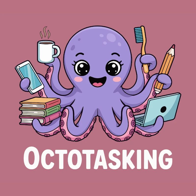 Octotasking Creature in Multitask Mode