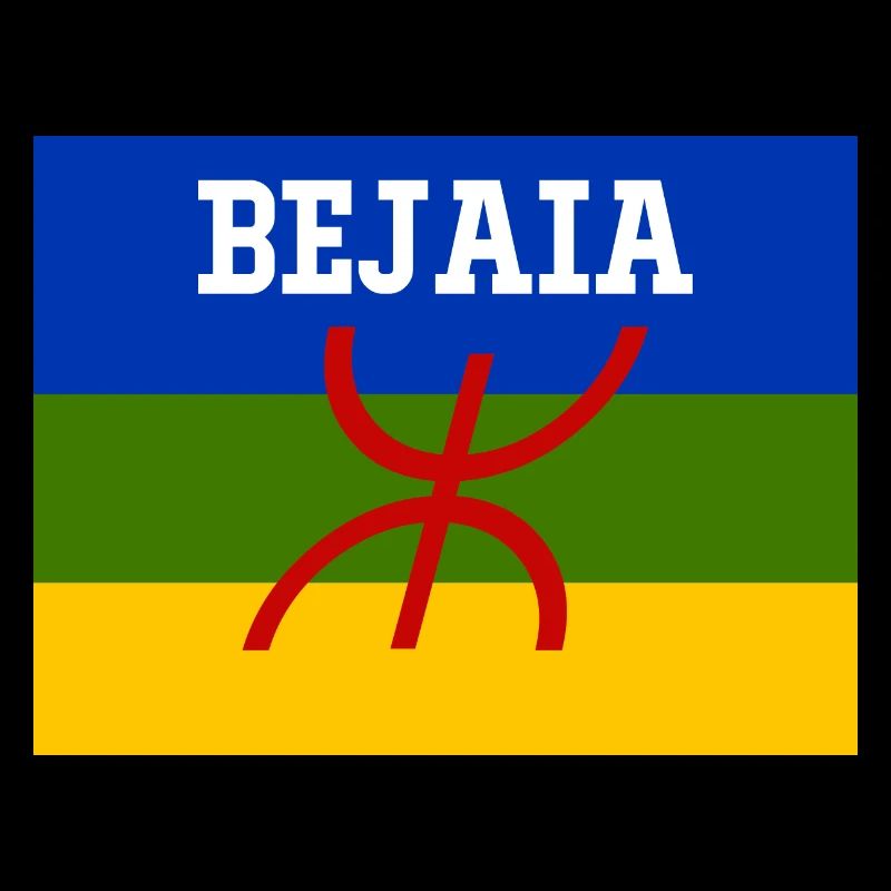 Drapeau Berbère Ville de Bejaia