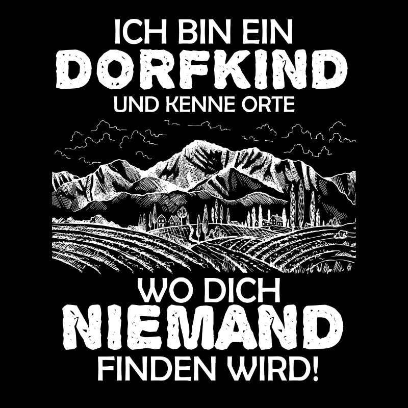 Ich Bin Ein Dorfkind | Geschenk | Bauer Landwirt