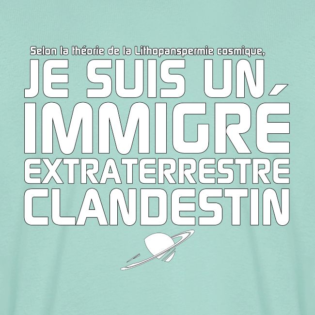 Je suis un immigré extraterrestre