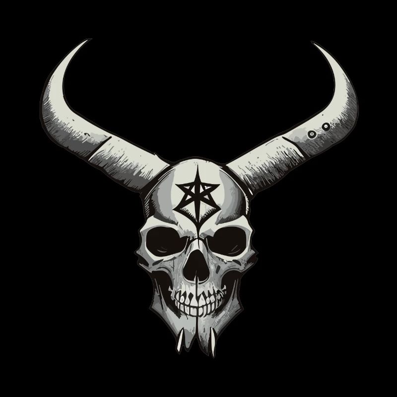 Dämonenschädel Grinsen