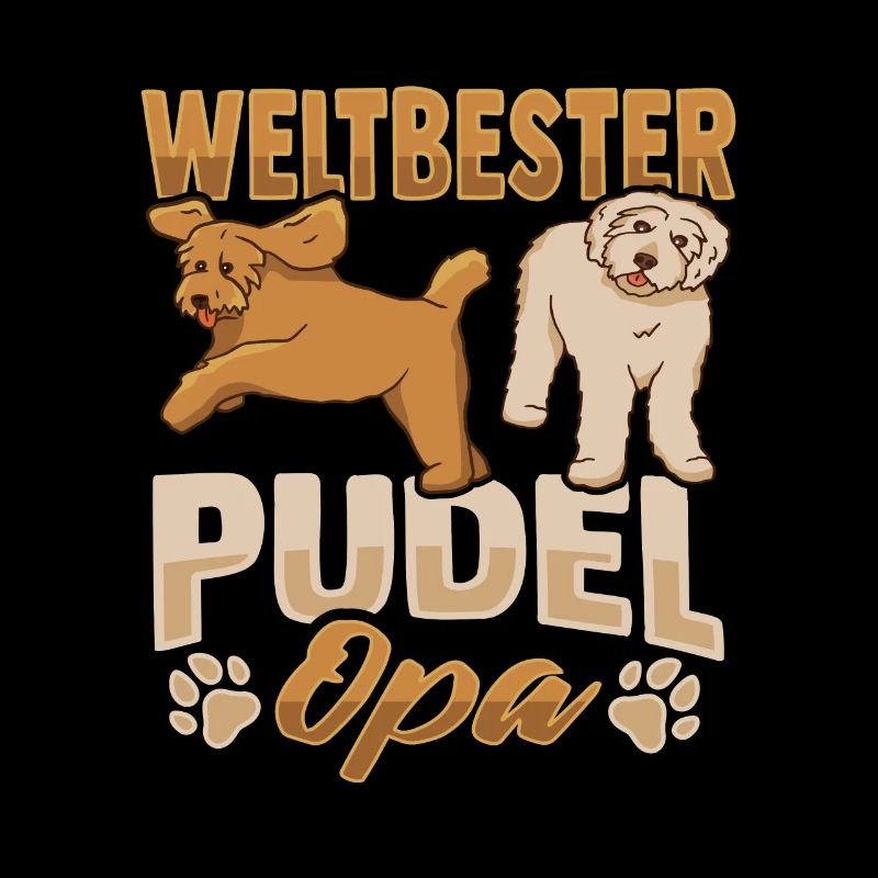 Weltbester Pudel Opa Design n Pudel Opa