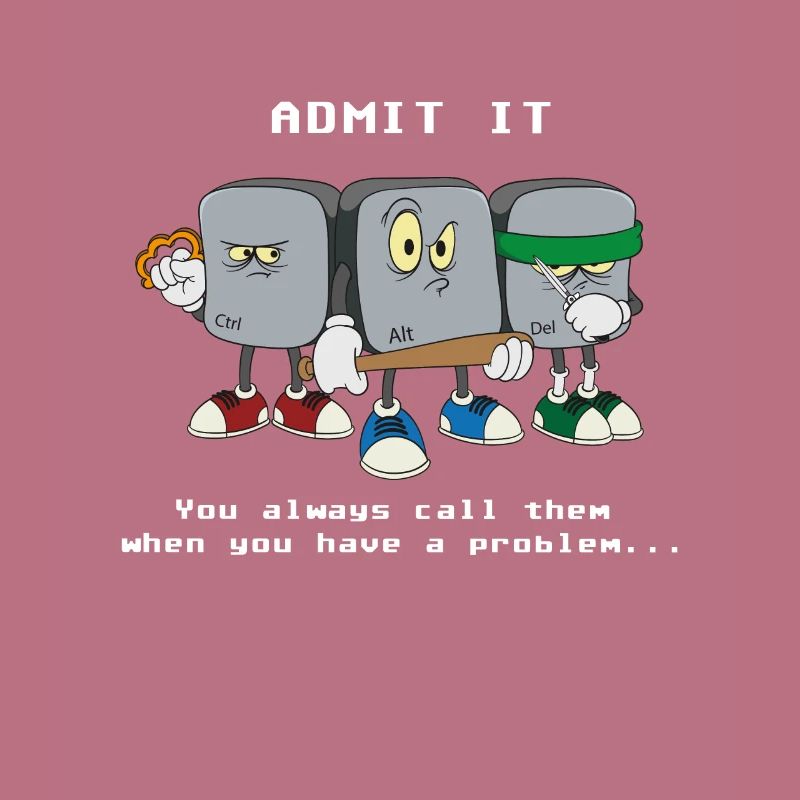 Informatiker Programmierer Strg Alt Entf Computer