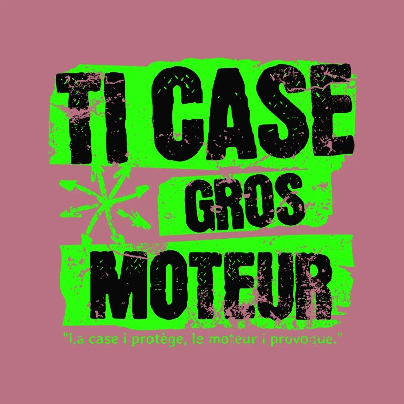 "Ti Case Big Engine" green