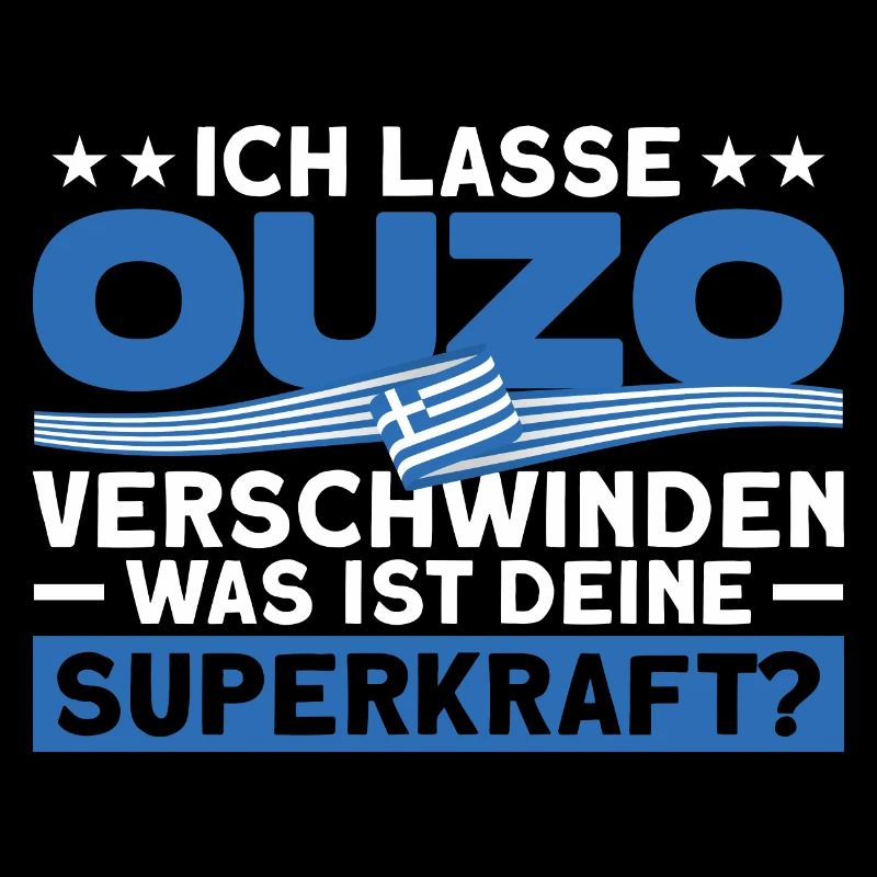 Grieche Ouzo Kos Geschenk