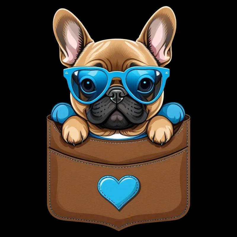 Sac de poitrine Bouledogue Français