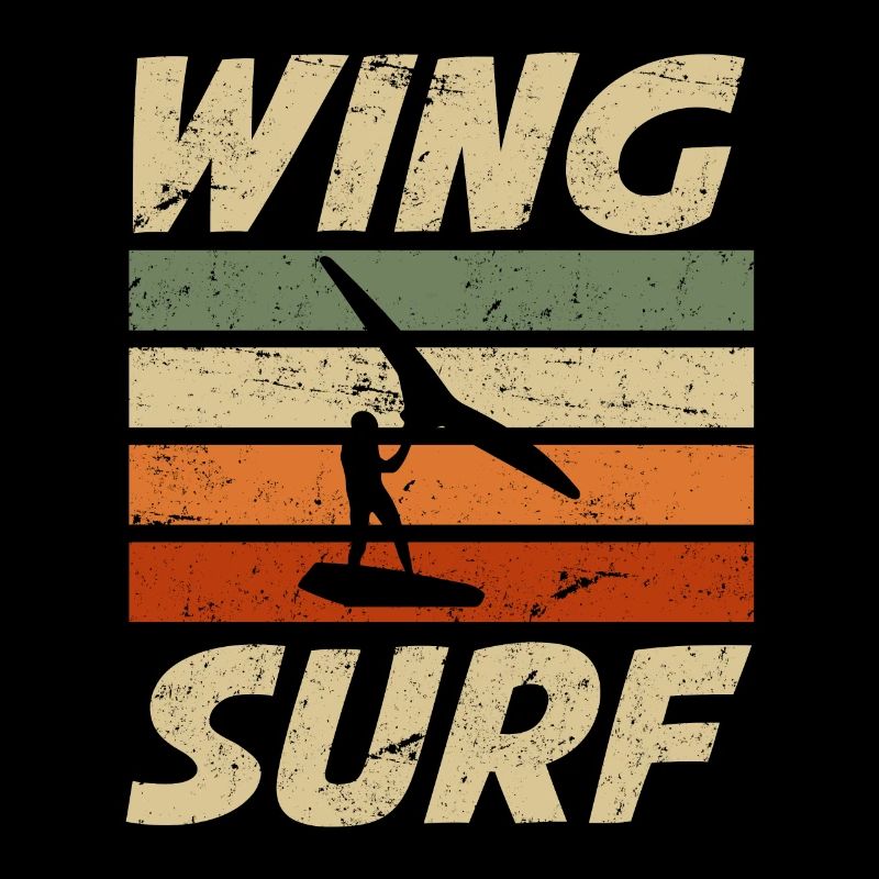 Retro Wingfoiler Wing Surf Wing Foil cadeau