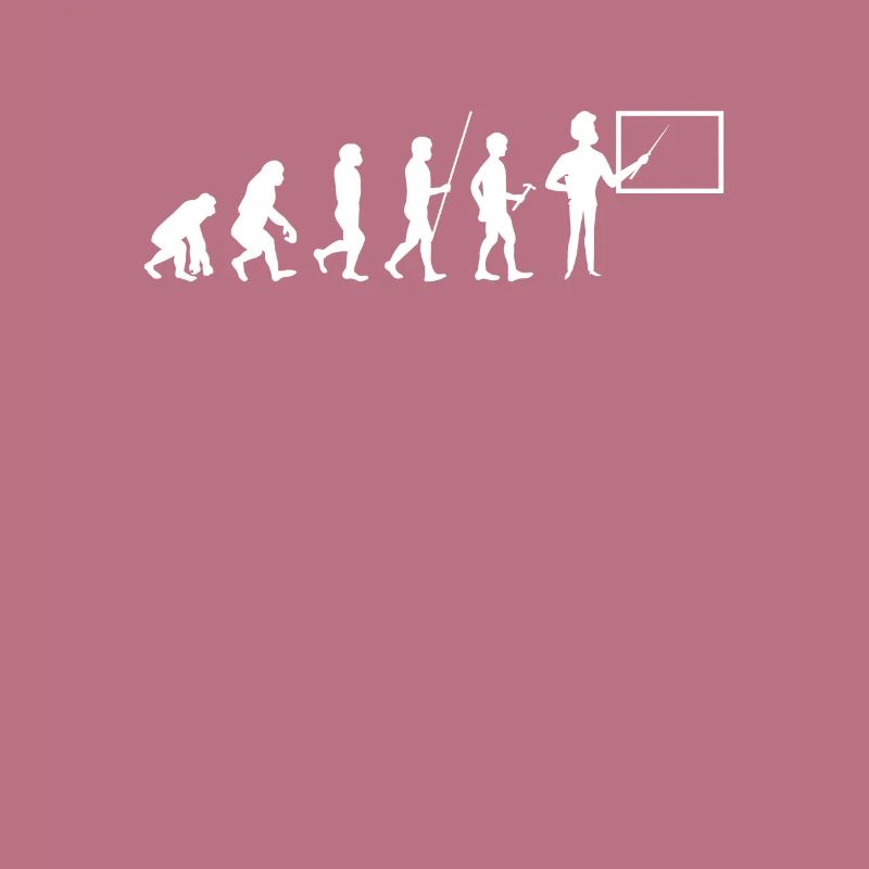 Lehrer Evolution Student Teaching School Geschenk