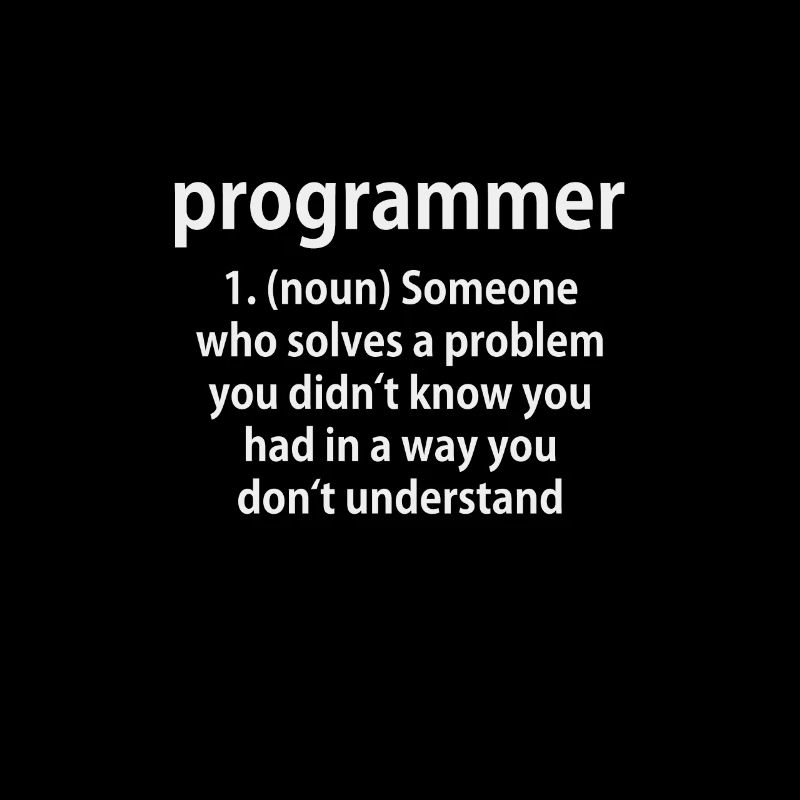 Funny programmer definition t-shirt
