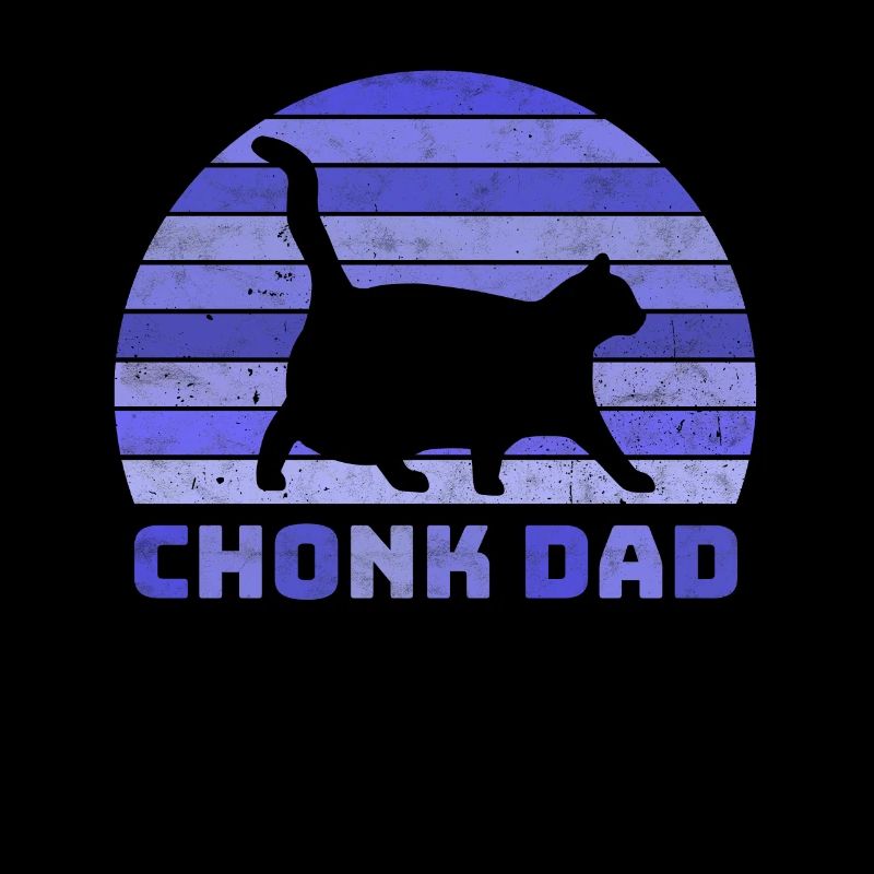 Fat Cat Chonk Dad Scale Chonky Meme cat gift