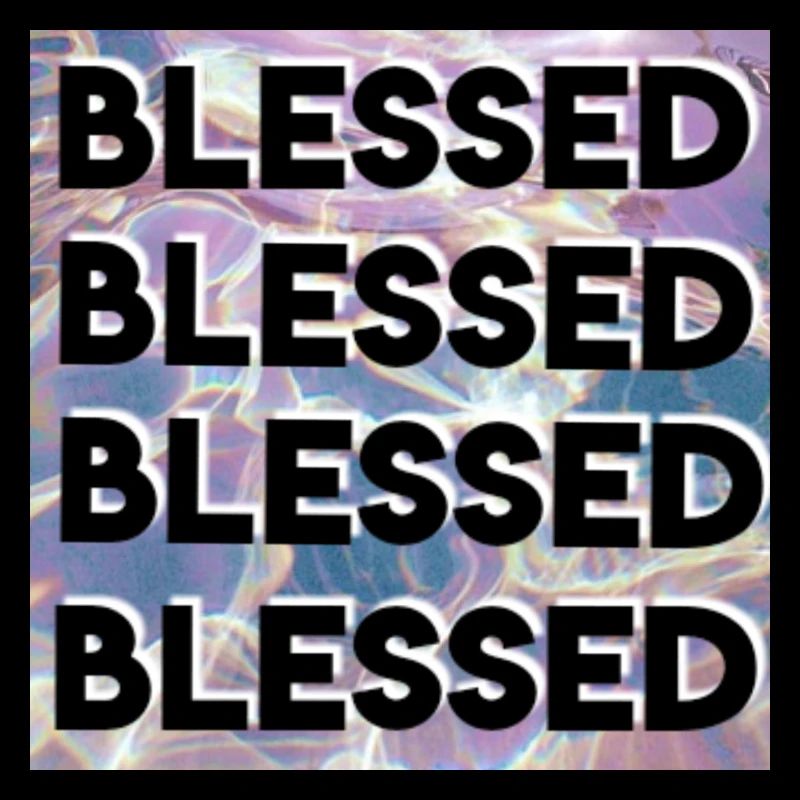 Blessed - christliches Design