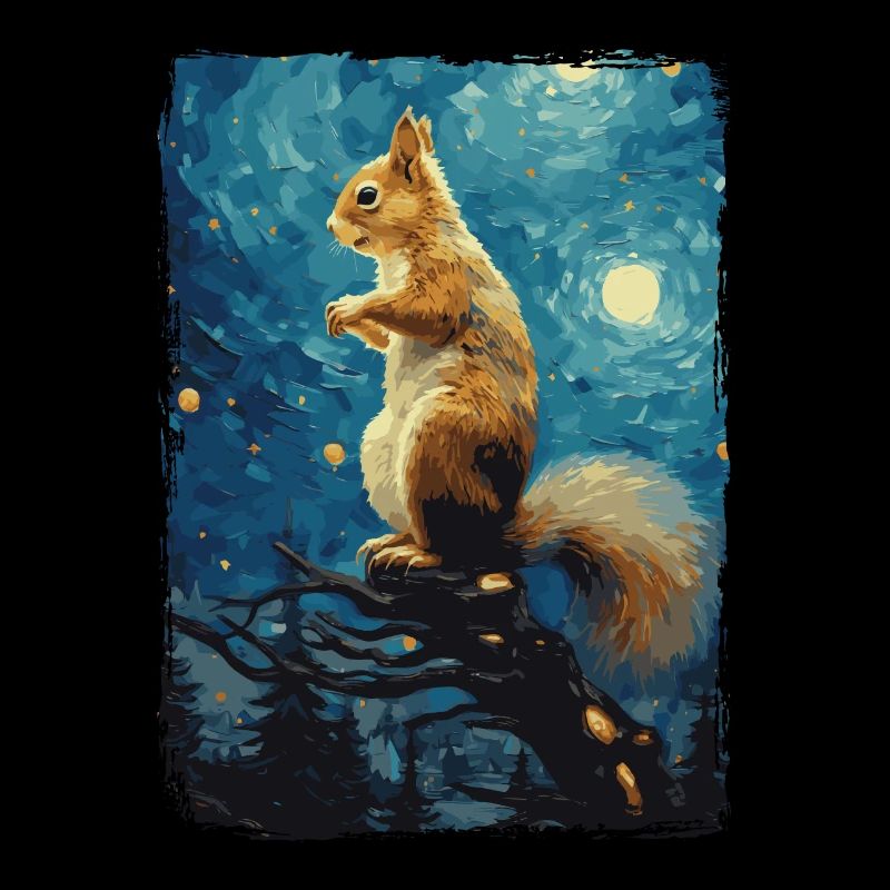 Eichhörnchen Starry Night