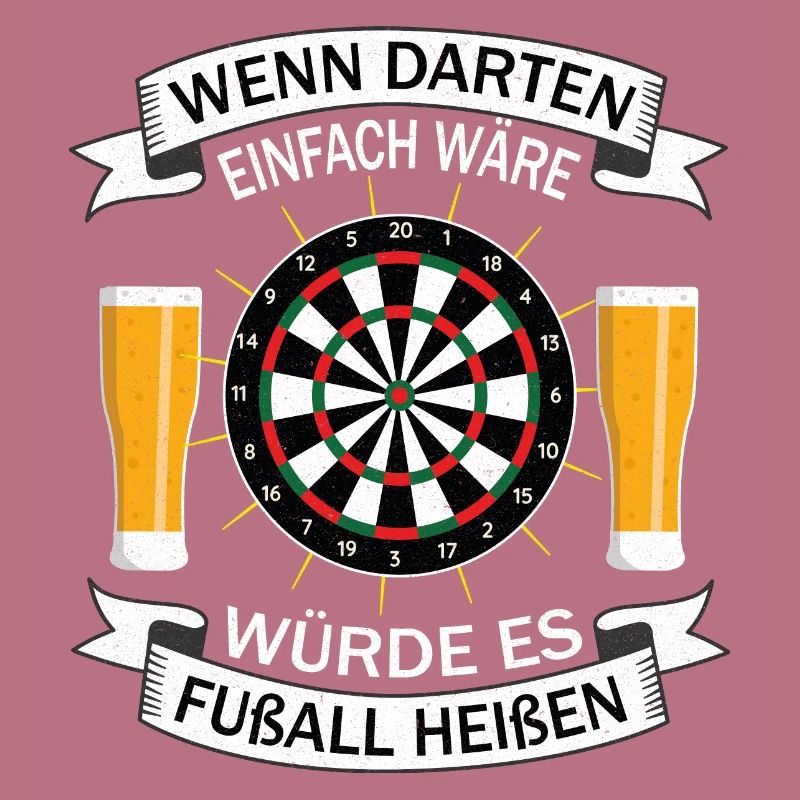 Darts Bier Spruch Vintage Design Geschenk Dart