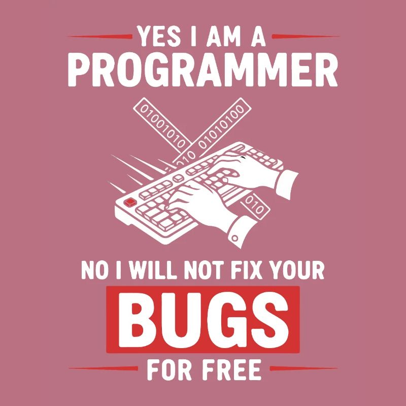 Humor Fixed Programmer No Bugs