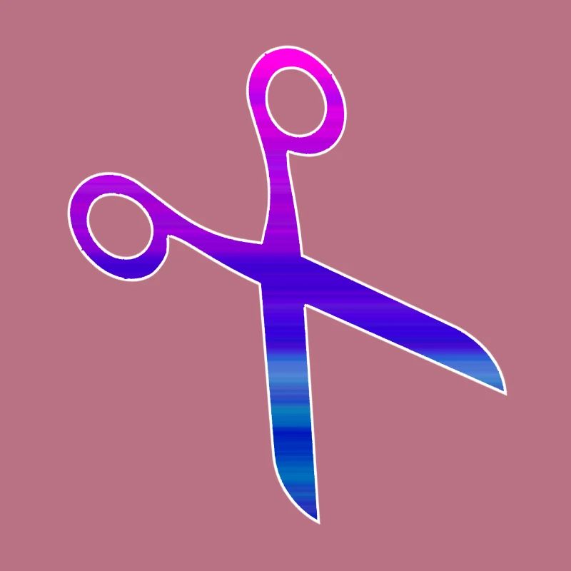 Friseur Schere