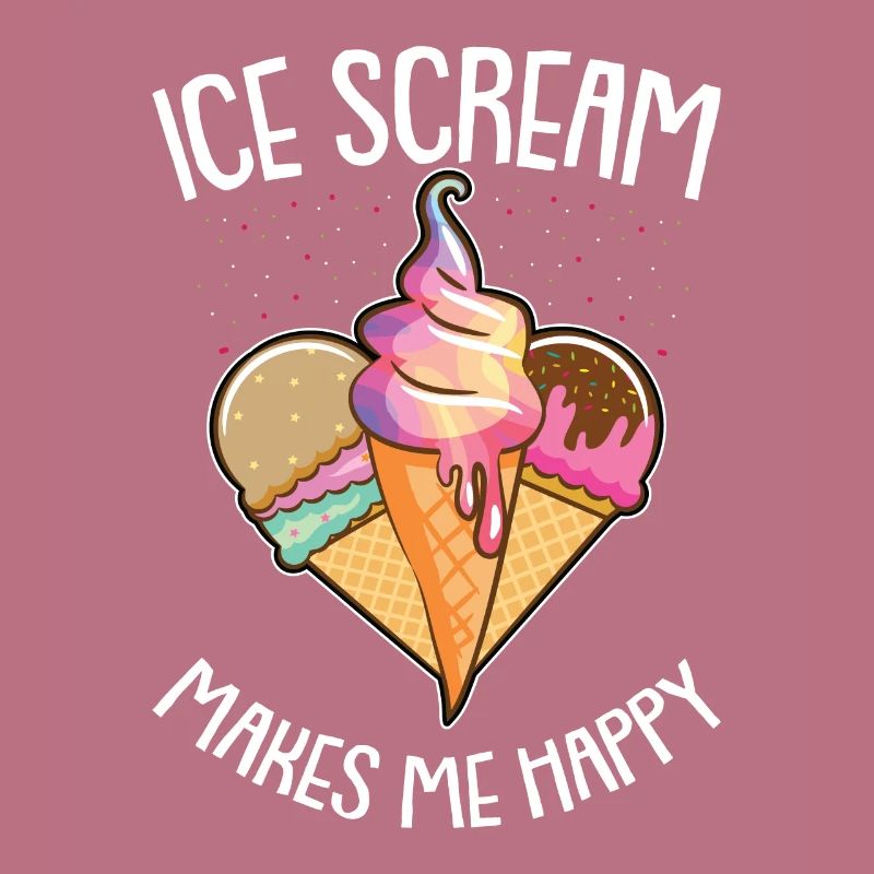 Eiskrem Eis Eiscreme Sommer Spruch Geschenk