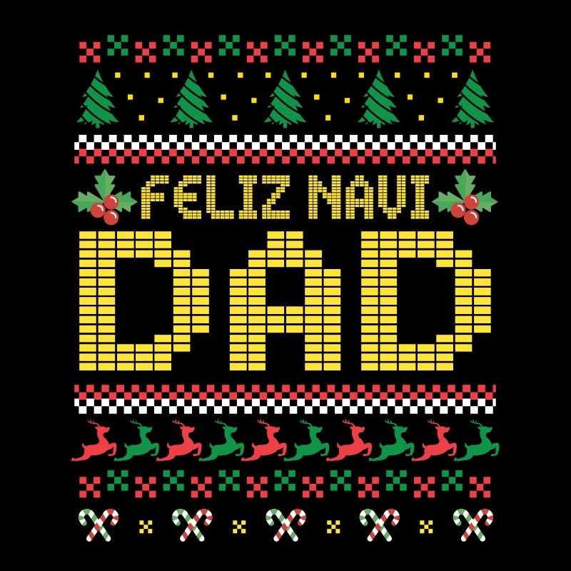 Noël Feliz NaviDad Costume de Pull de Noël Laid