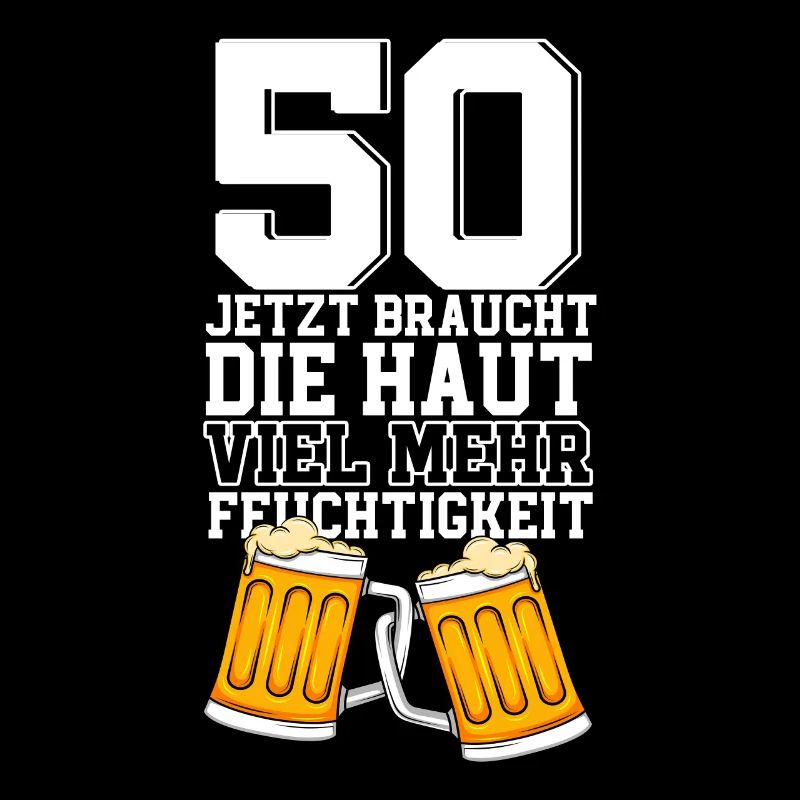 50. Geburtstag Bierglas Bier