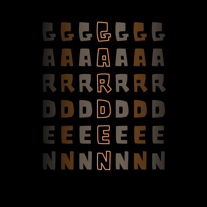 Garten psychedelisch