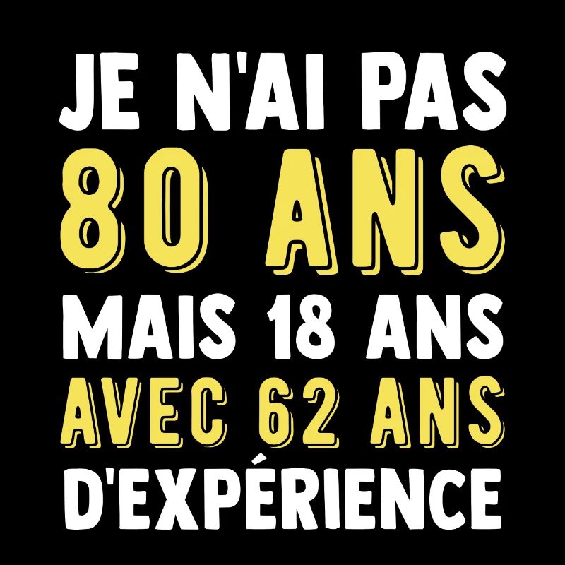 Cadeau anniversaire 80 ans t-shirt 80 ans