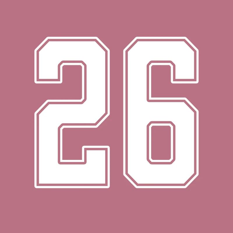 26 ans numéro maillot 26