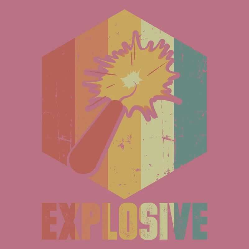 Dynamit Explosion Retro Cooles Geschenk