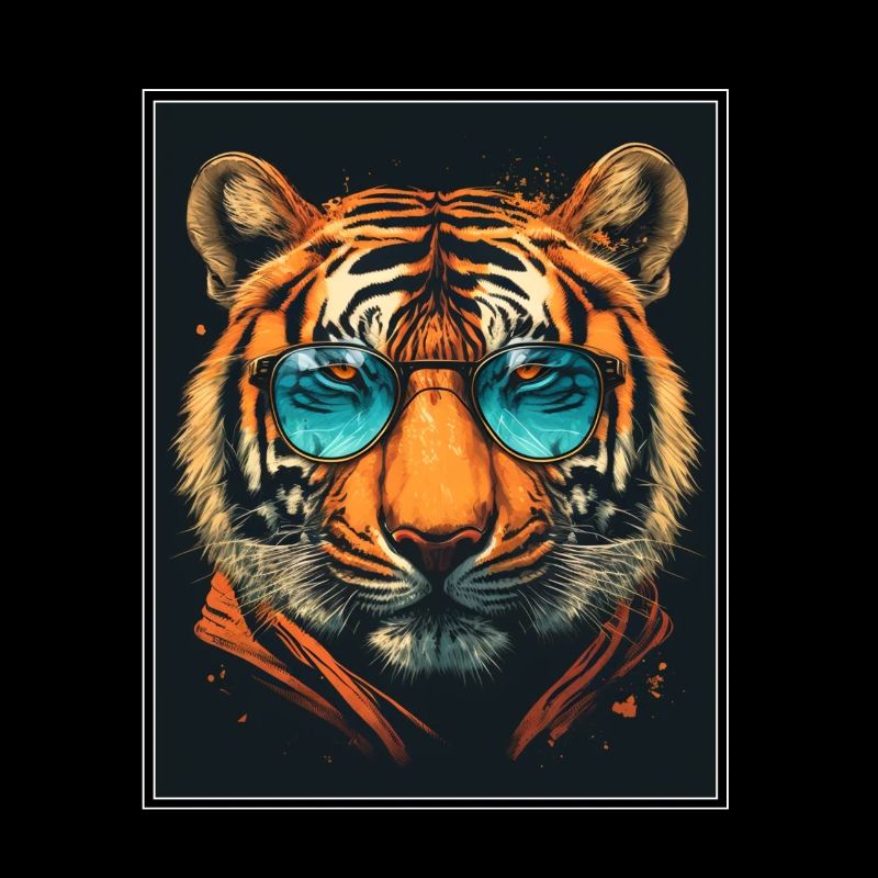 Bengalischer Tiger Katze Boss Chef Raubkatze