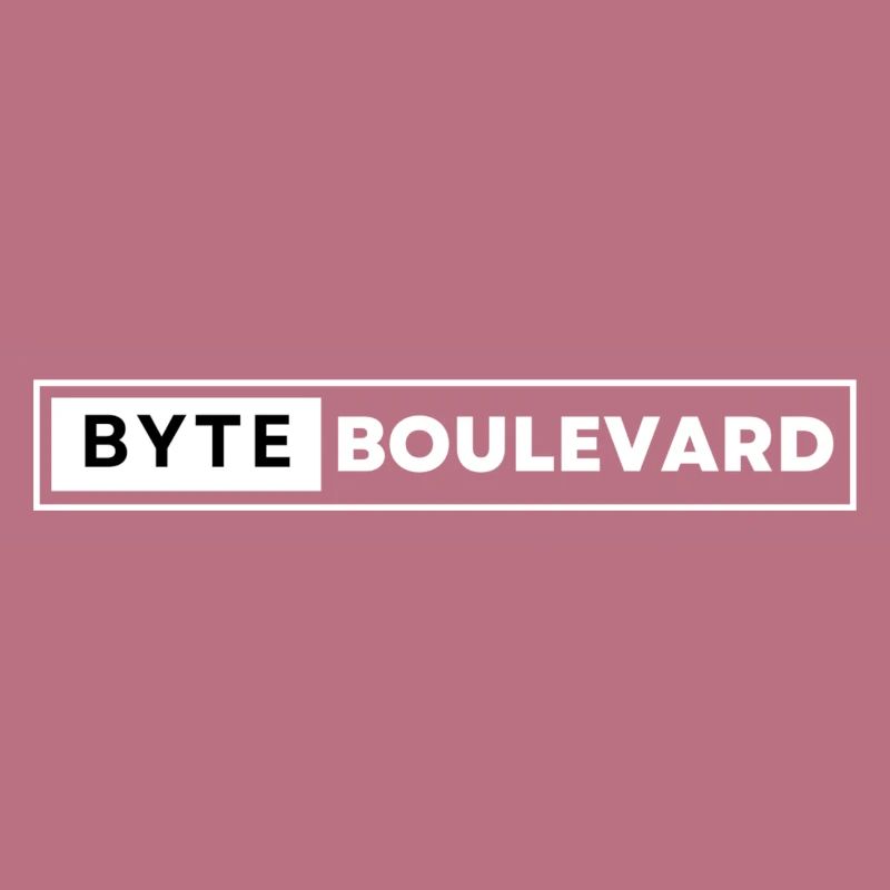 Logo blanc du boulevard Byte