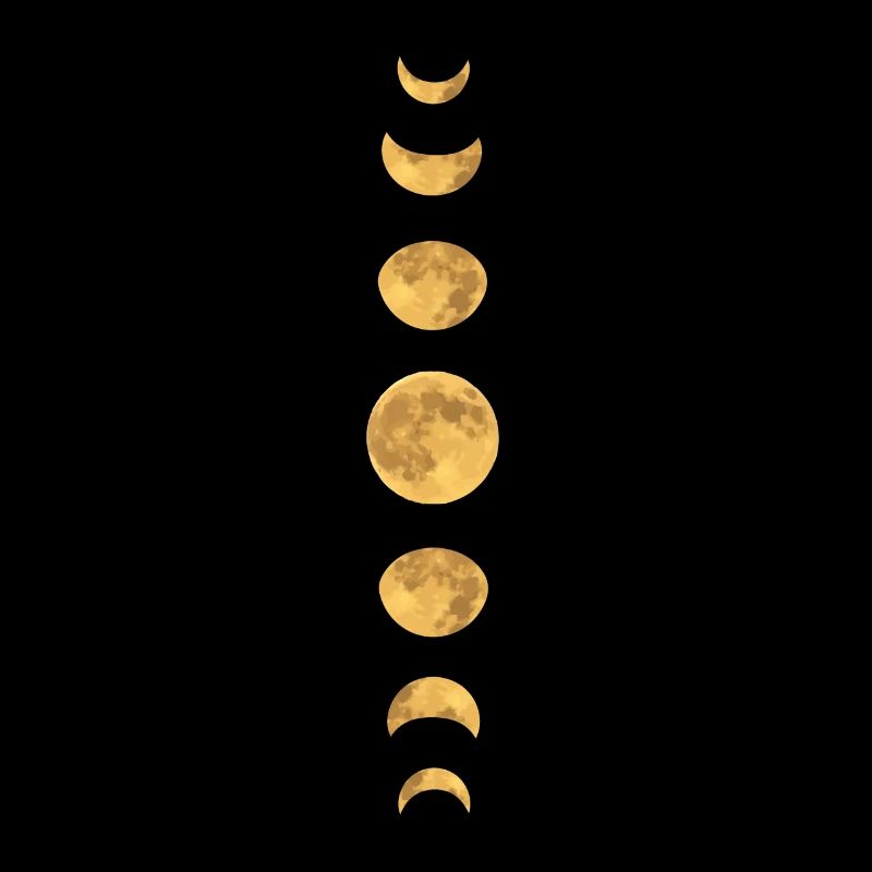 Lune phases astrologie lune jaune