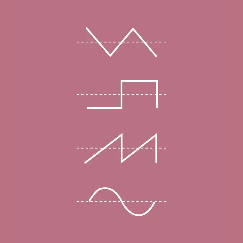 Synthesizer Techno Waveform Synth Nerd