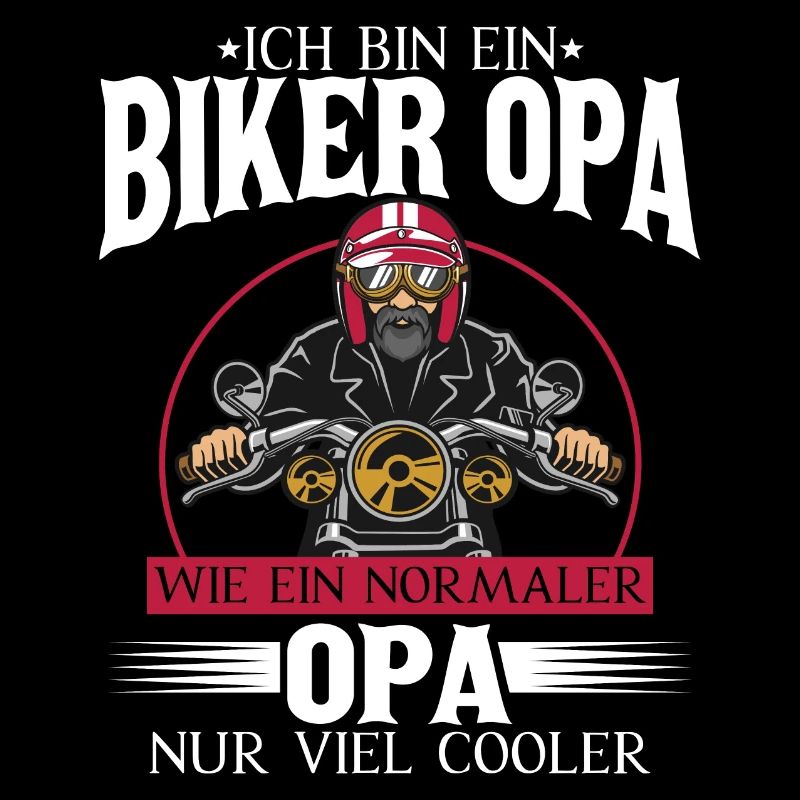 Biker Opa Geschenk